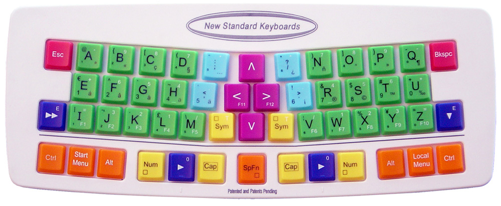 Разноцветная New Standard Keyboards